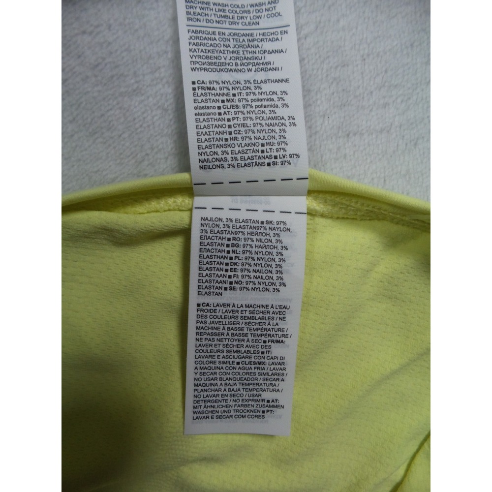 Athleta Top Womens Size Large Yellow Momentum Flex Tank 40+ UV Protection NWT - Picture 11 of 11